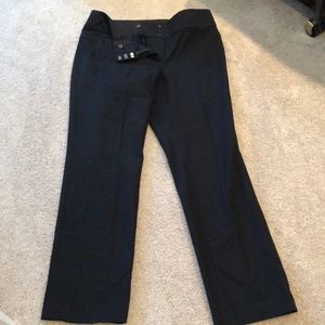 Loft Julie straight fit dress pants black